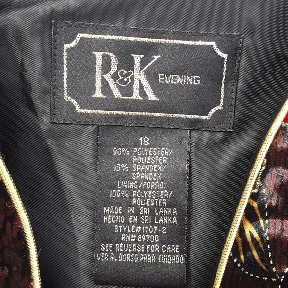 R & K Evening Velvet Lightweight Jacket - Picture 4 of 4